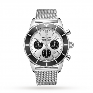 Breitling Superocean Heritage Mens Silver 44mm watch