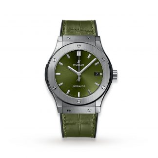 Hublot Classic Fusion Mens Green 45mm watch