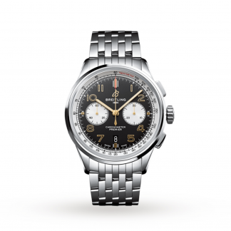 Breitling Premier Mens Black 42mm watch
